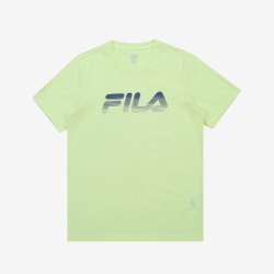 Fila Regular Fitspeedy Logo - Miesten Poolopaita - Pale Lime | FI-37952